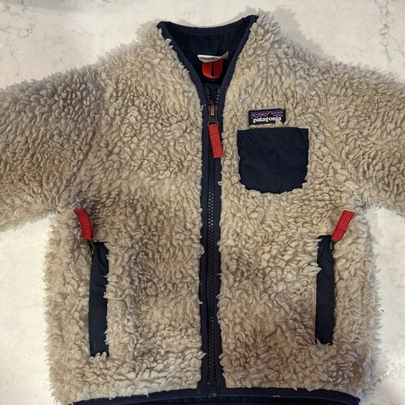 Patagonia Baby Retro-X® Fleece Jacket - 2T excellent condition Sherpa Jacket - Picture 6 of 10